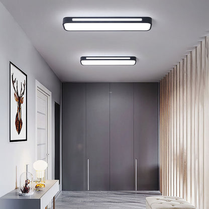 Nordic Minimalist Long LED Ceiling Light Fixture