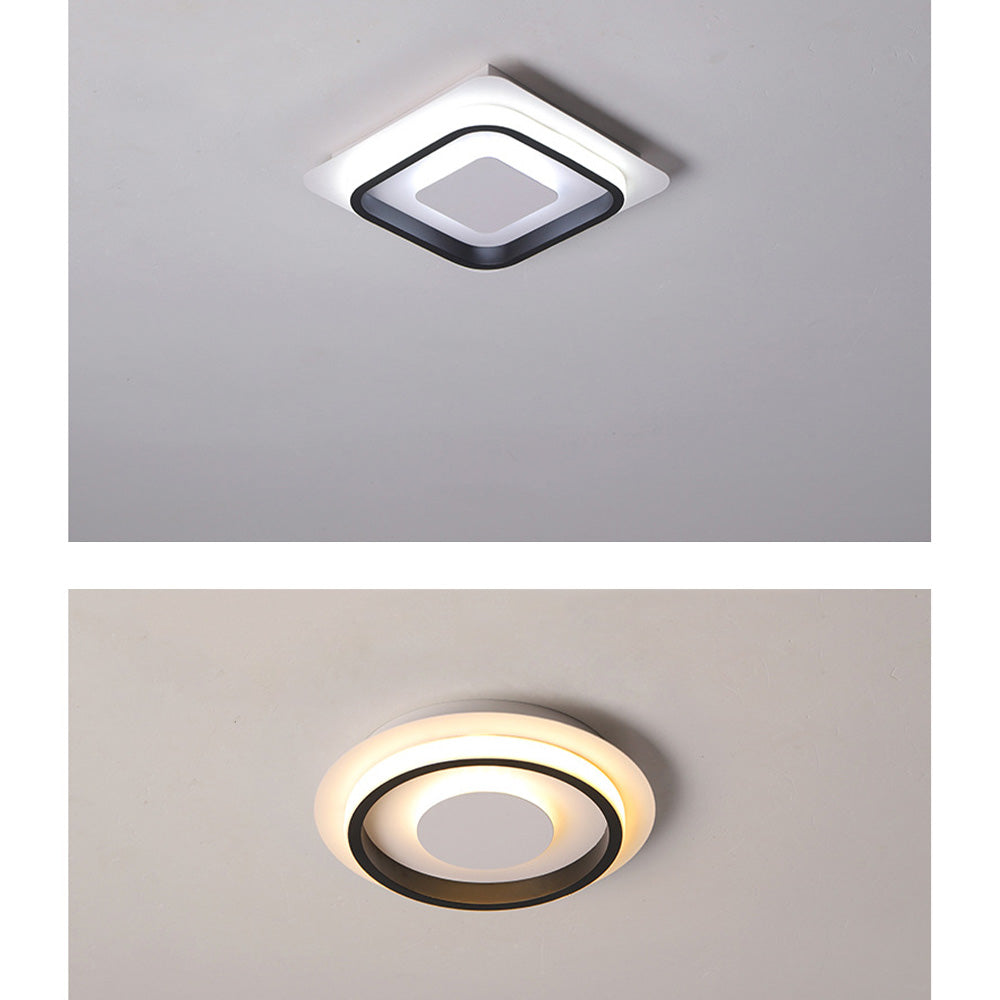 Plafoniera LED moderna geometrica da incasso