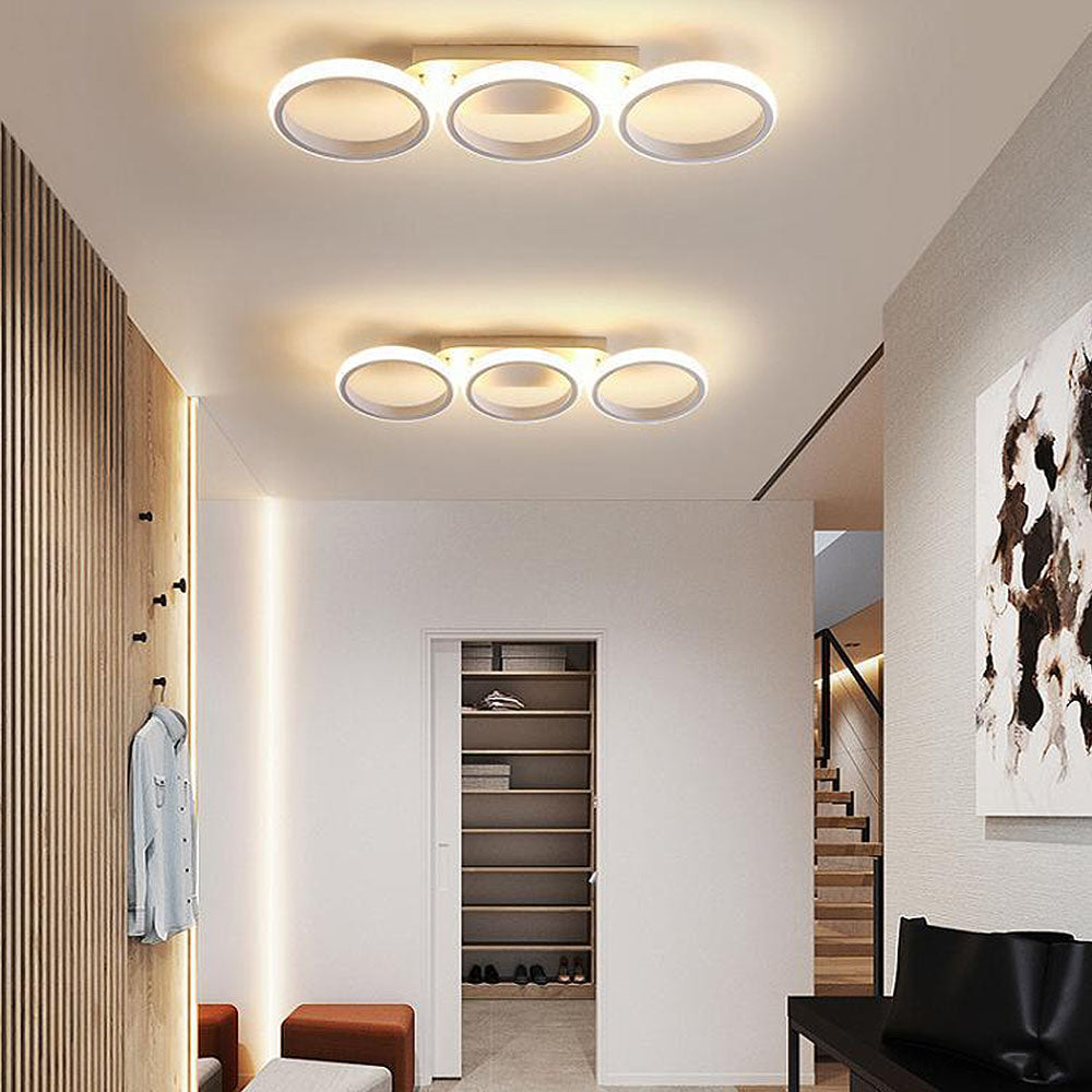 Modern Iron Ceiling Light for Bedroom - Stylish Contemporary Lighting Fixture for Elegant Bedroom Decor