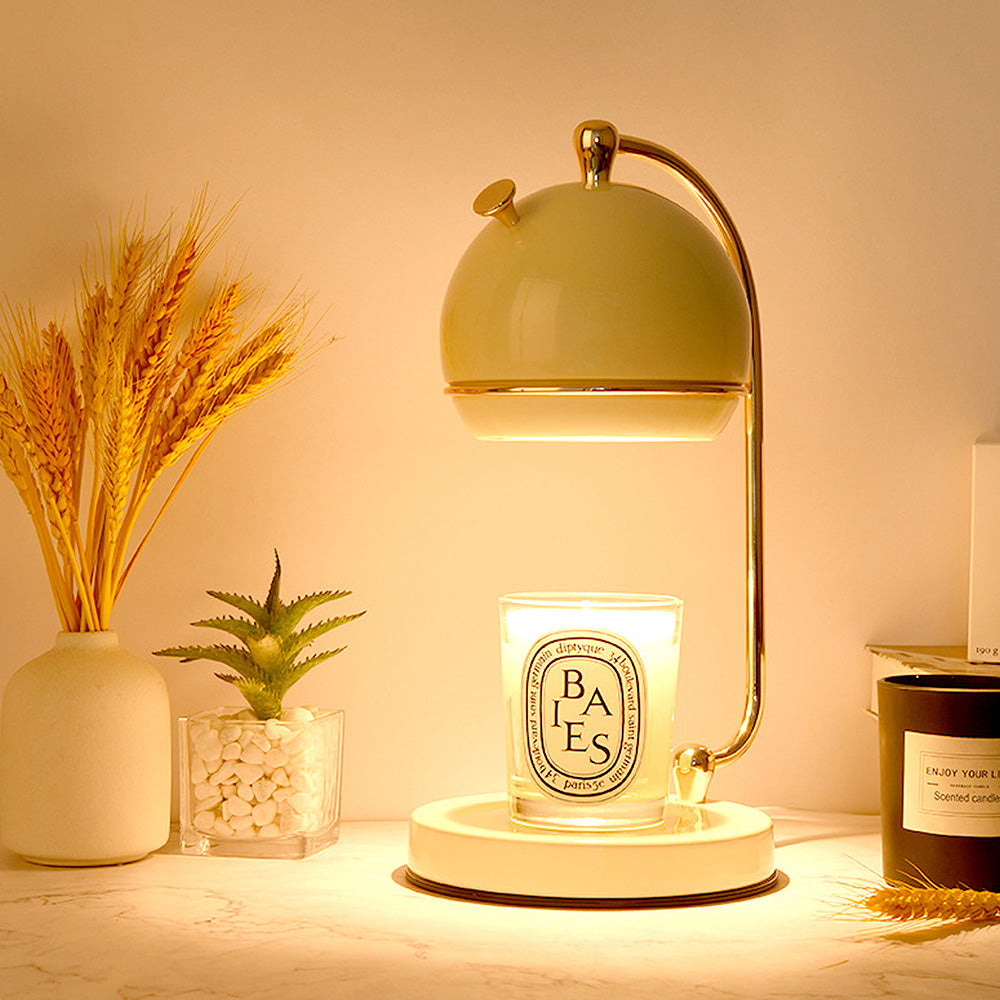 Contemporary Simple Glass Candle Lamp for a Warm White Glow in Your Bedroom - Elegant Lighting Solution for Modern Spaces