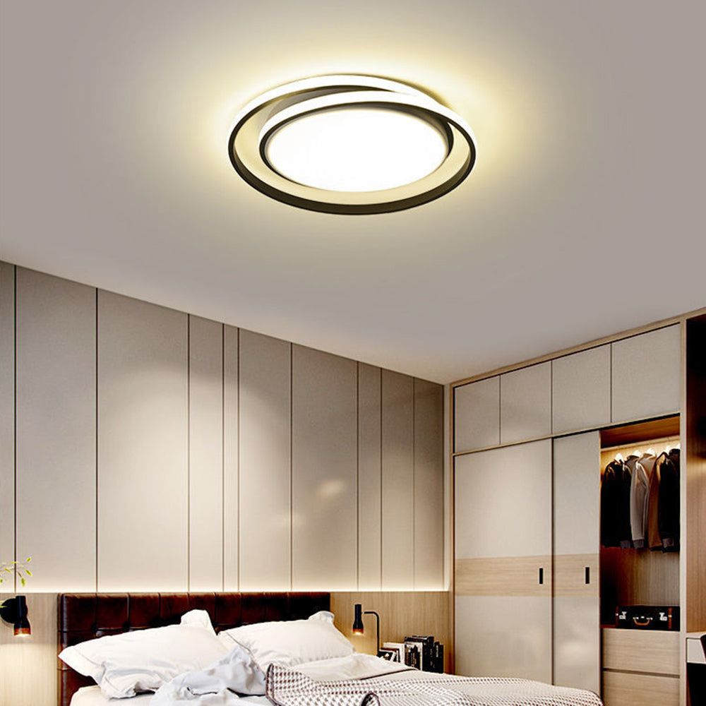 Sleek Minimalist LED Circular Ceiling Light - Modern Design for Elegant Home Illumination and Energy Efficiency