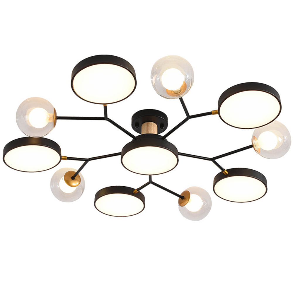 Elegant Branch LED Ceiling Light for Living Room - Modern Illumination with Stylish Design for Home Décor