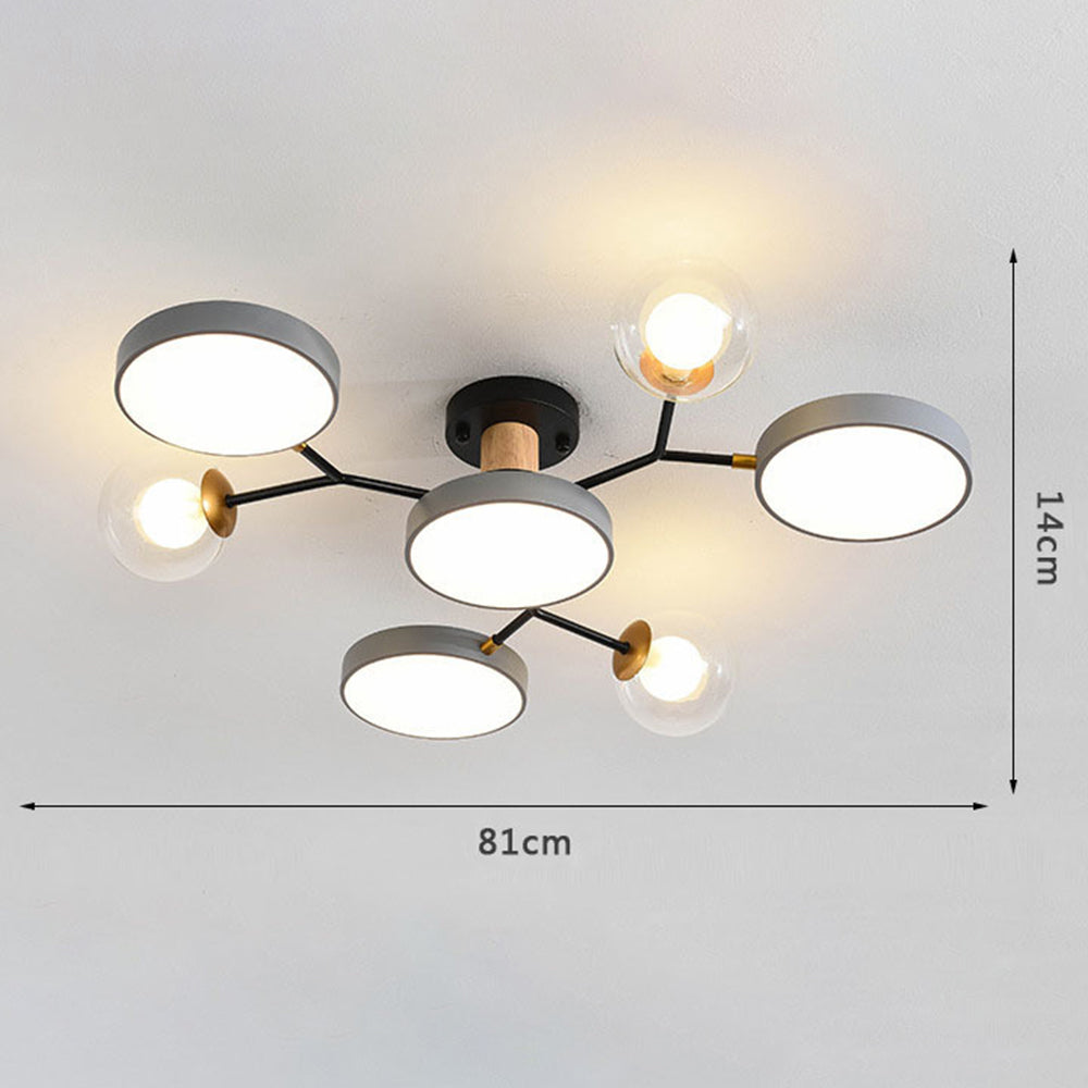 Elegant Branch LED Ceiling Light for Living Room - Modern Illumination with Stylish Design for Home Décor