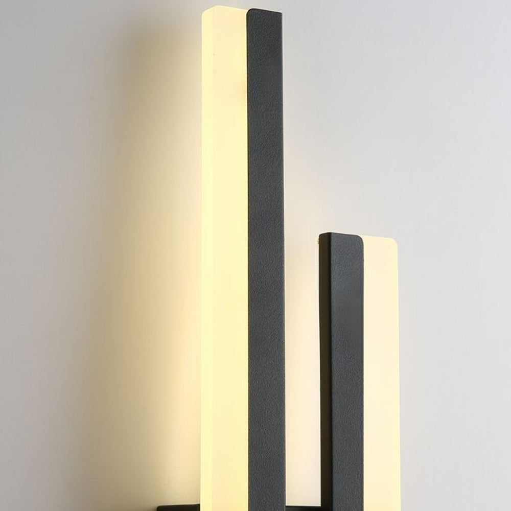 Aplique de pared LED de metal acrílico, accesorio de iluminación