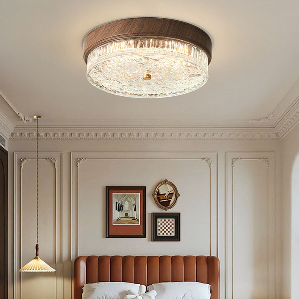 Contemporary Brown Glass LED Ceiling Lights - Stylish Modern Lighting for Home Interiors and Spaces