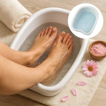 Lavabo de pies para remojo y relajación
