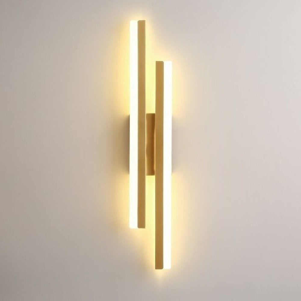 Aplique de pared LED de metal acrílico, accesorio de iluminación