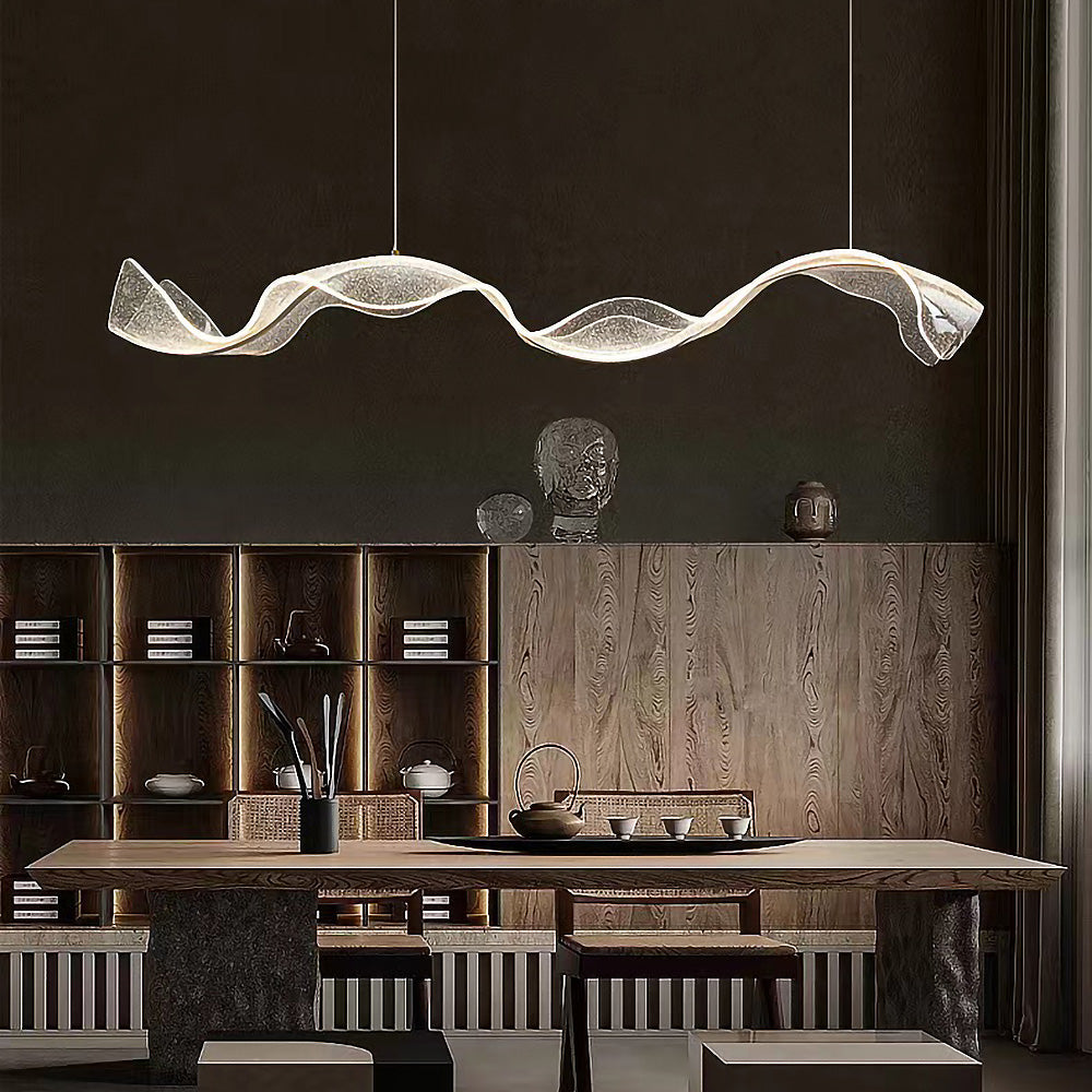 Contemporary Nordic LED Island Light Fixture - Stylish Designer Pendant for Modern Kitchens and Dining Spaces