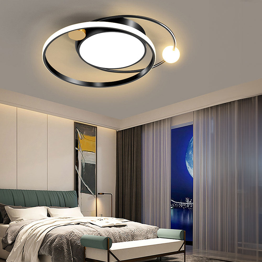 Sleek Round Contemporary Modern LED Ceiling Lights for Stylish Illumination in Any Room – Energy Efficient and Elegant Design