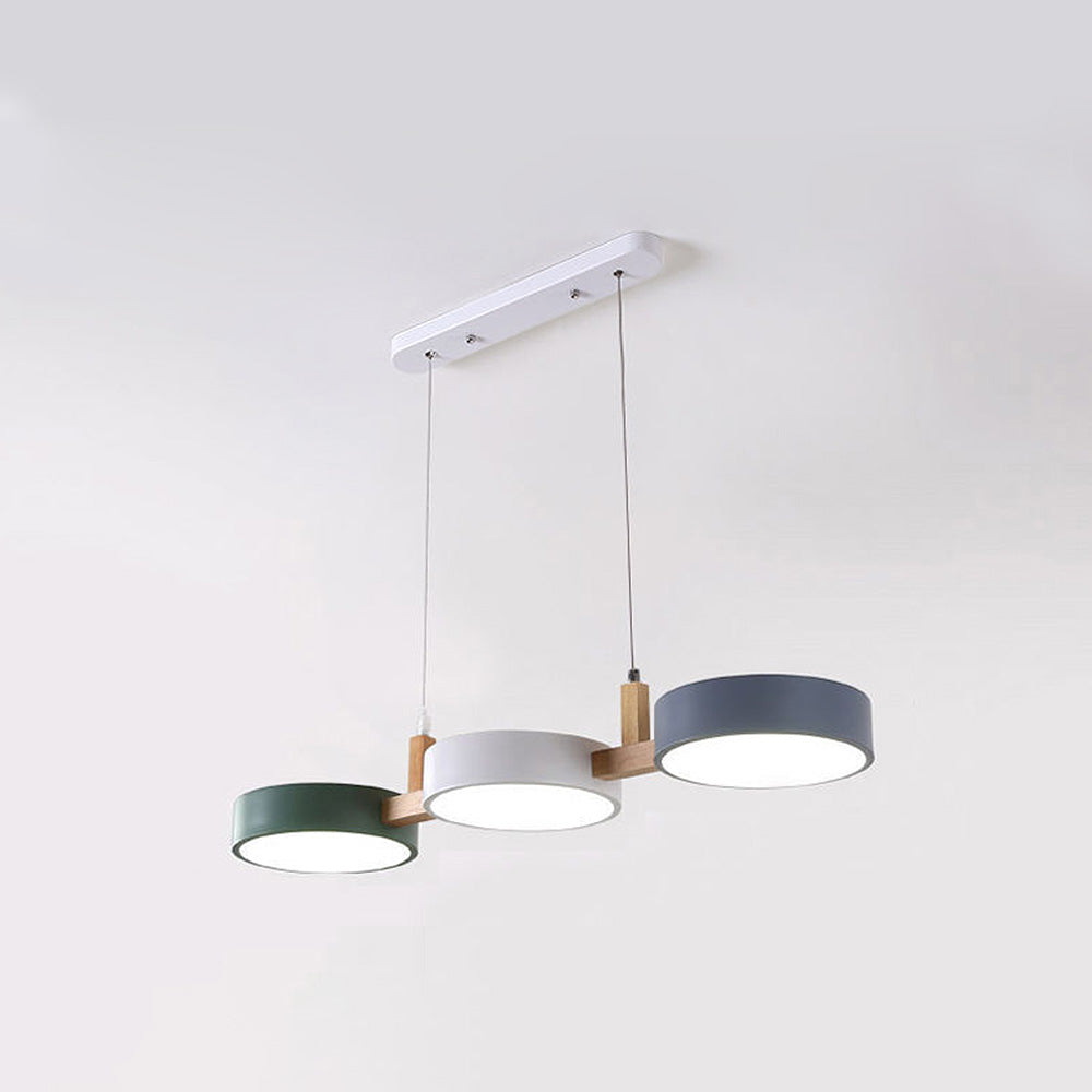 Contemporary Nordic Pendant Light - Multi Light Metal Cylinder Design for Stylish Home Interiors and Modern Spaces