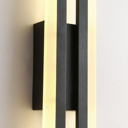 Aplique de pared LED de metal acrílico, accesorio de iluminación