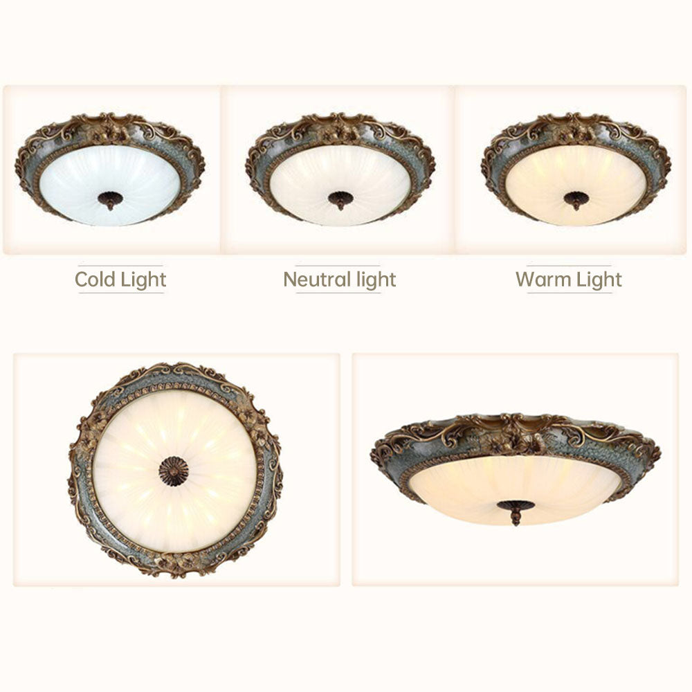 Contemporary Resin Flush Mount Ceiling Light Fixture for Stylish Modern Interiors and Elegant Home Lighting Solutions