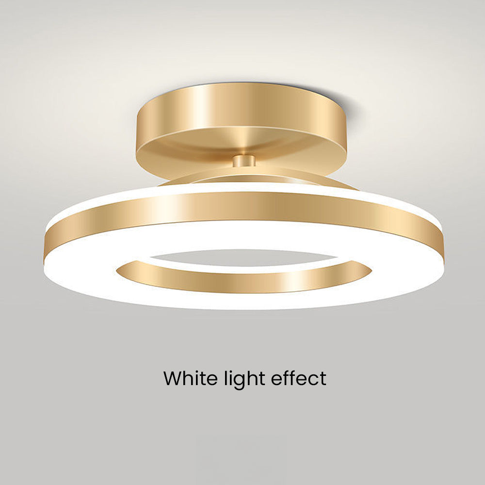 Elegant Gold LED Ceiling Lights for Living Room - Modern Lighting Fixtures for Stylish Home Décor and Ambiance