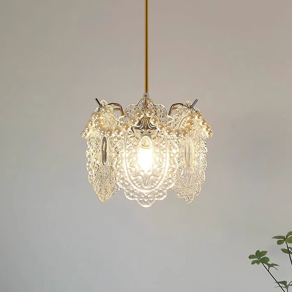 Sophisticated Glass Ceiling Light Fixture for Living Room Elegance and Style - Perfect Illumination for Your Home Decor