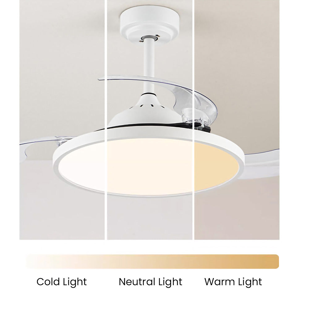 Sleek White Flush Ceiling Fan with Energy-Efficient LED Lights for Modern Home Décor and Optimal Air Circulation