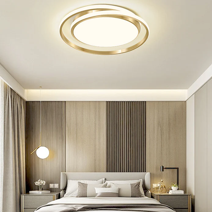 Sleek Minimalist LED Circular Ceiling Light - Modern Design for Elegant Home Illumination and Energy Efficiency