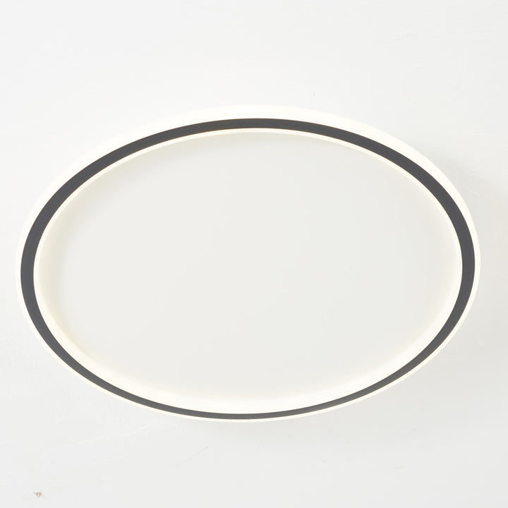 Nordic Style Round LED Ceiling Light Fixture - Modern Disc Design for Elegant Home Illumination and Energy Efficiency