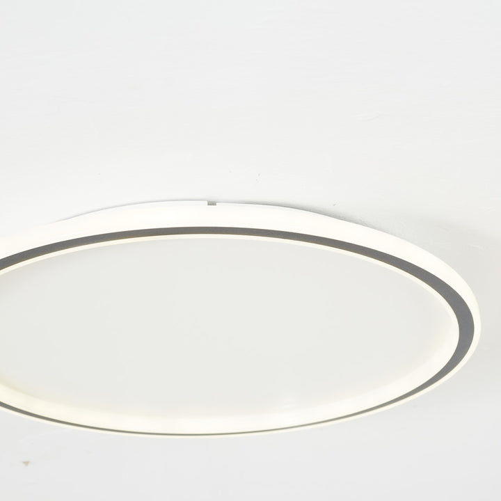 Nordic Style Round LED Ceiling Light Fixture - Modern Disc Design for Elegant Home Illumination and Energy Efficiency