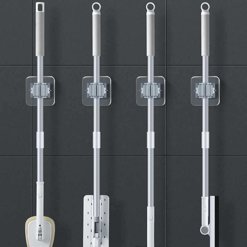 StickHold – Strong Adhesive Mop Hooks 3-Pack