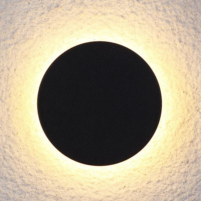 Wall Light Modern Black Outdoor LED Lamp