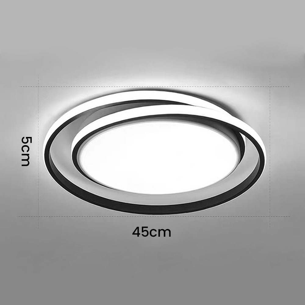 Sleek Minimalist LED Circular Ceiling Light - Modern Design for Elegant Home Illumination and Energy Efficiency