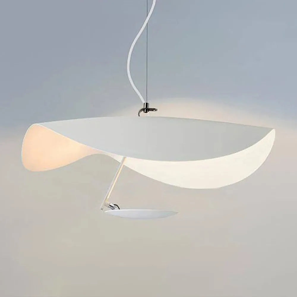 Plafonnier Feuille d'Or Lampe Suspendue Moderne