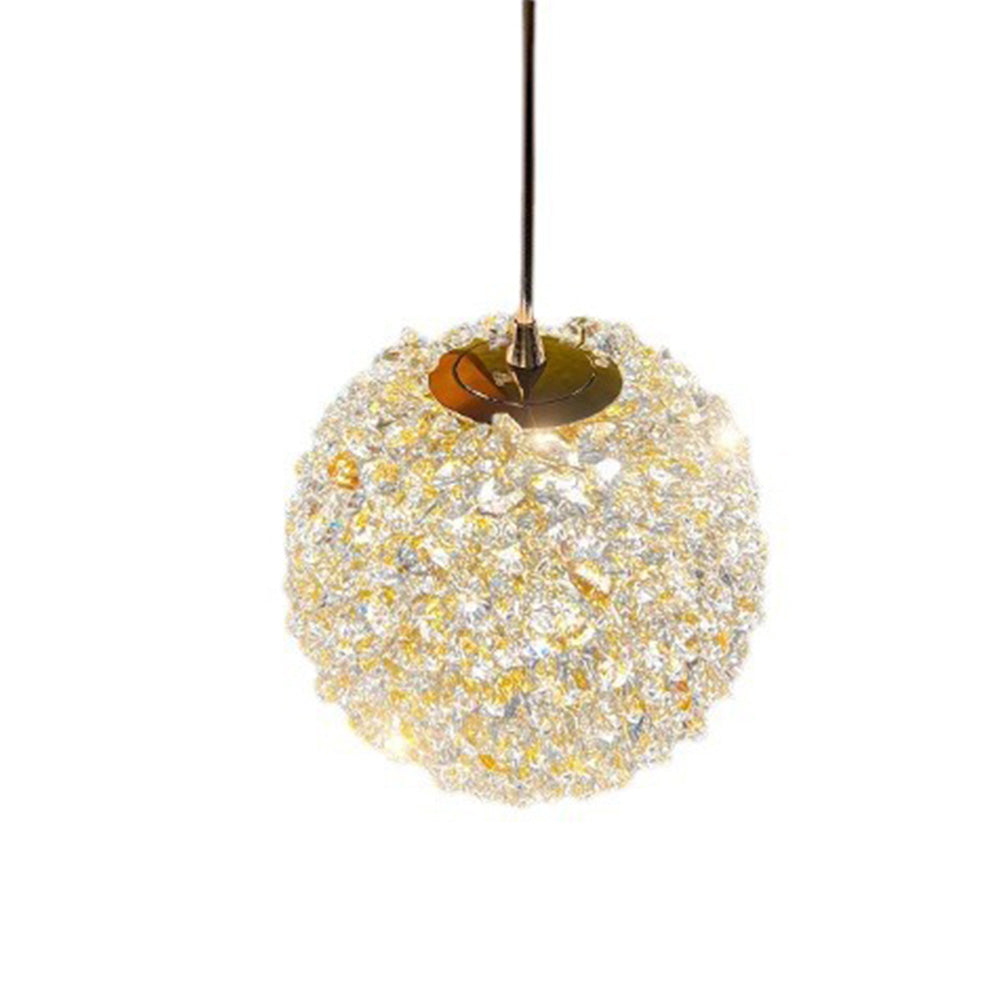 Elegant Modern Crystal Pendant Light - Romantic Illumination for Stylish Home Décor