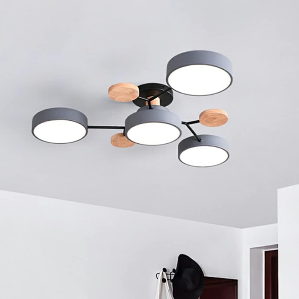 Contemporary Circular LED Ceiling Light for Modern Living Rooms – Stylish Illumination for Your Home Decor