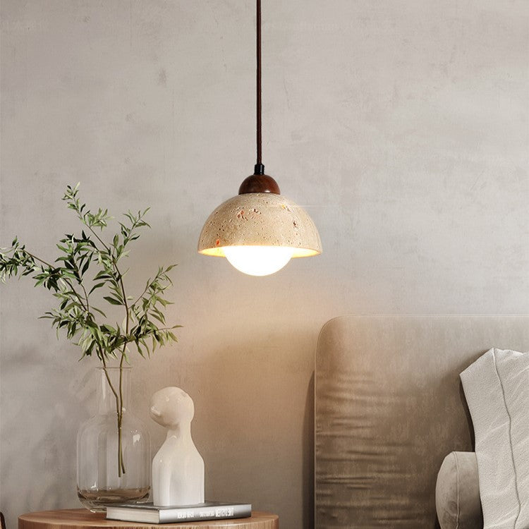 Minimalist White Stone Kitchen Pendant Light Fixture - Elegant, Modern Design for Stylish Home Interiors and Bright Spaces