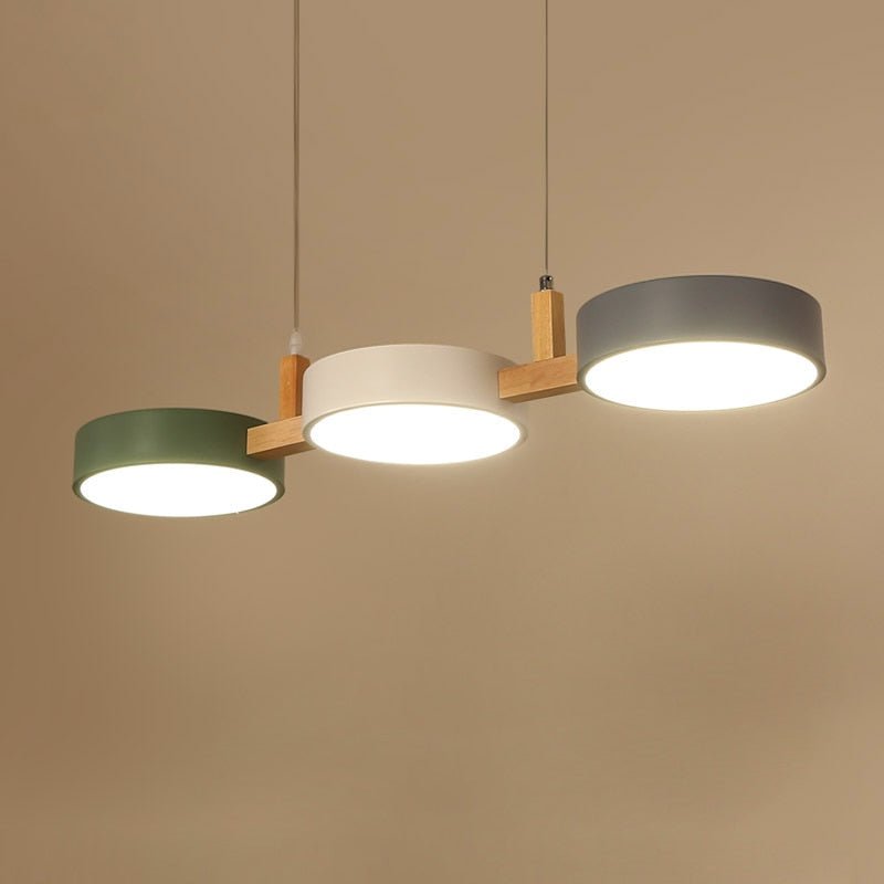 Contemporary Nordic Pendant Light - Multi Light Metal Cylinder Design for Stylish Home Interiors and Modern Spaces