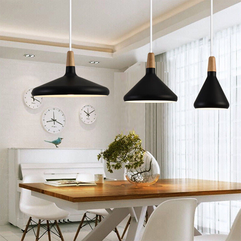 Nordic Macaron Inspired Wooden Pendant Light – Stylish and Creative Lighting Solution for Modern Interiors