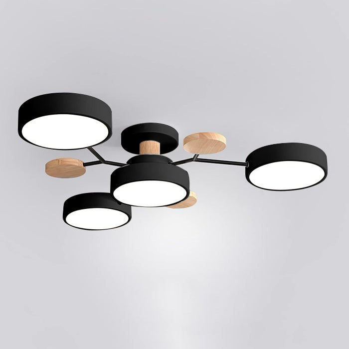 Contemporary Circular LED Ceiling Light for Modern Living Rooms – Stylish Illumination for Your Home Decor