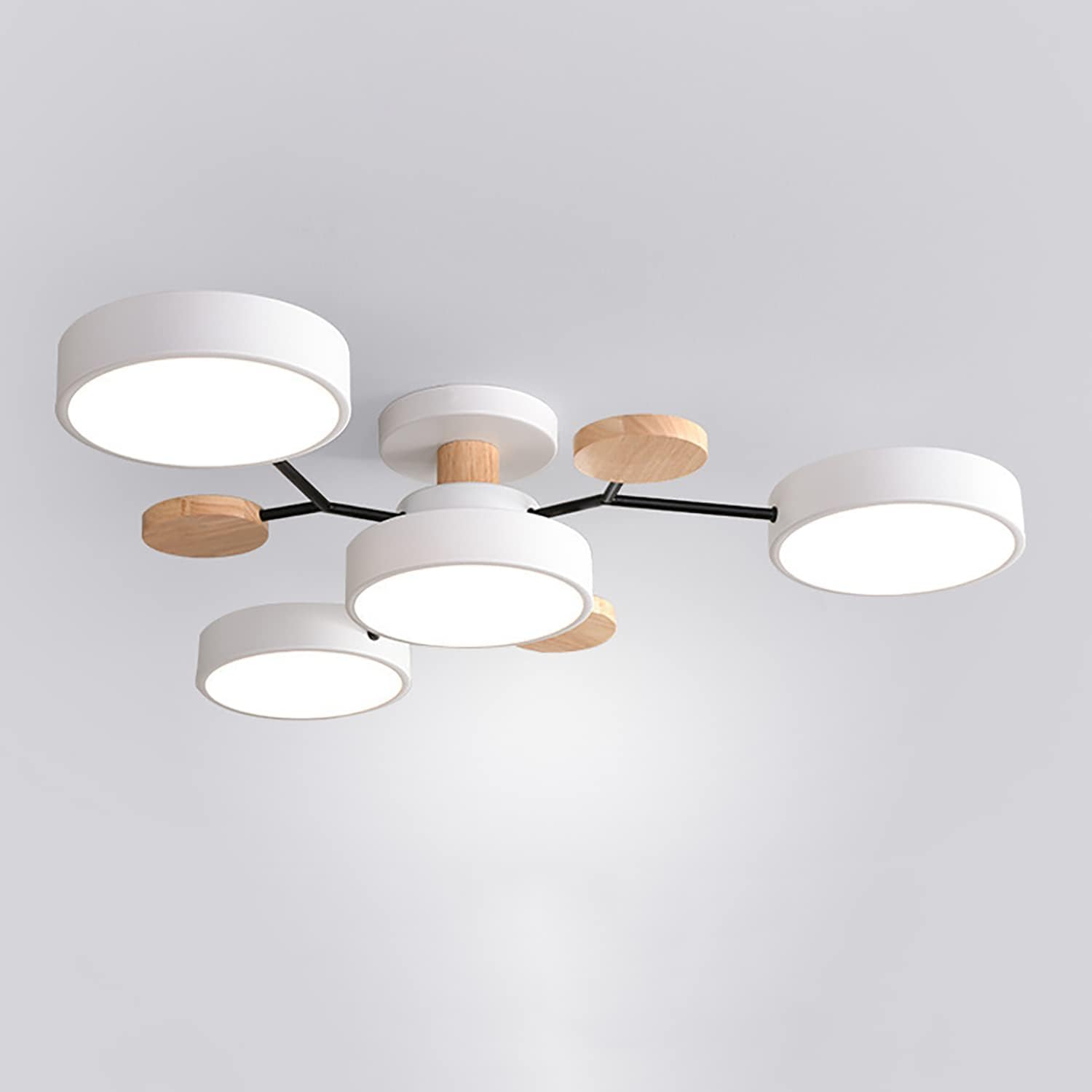 Contemporary Circular LED Ceiling Light for Modern Living Rooms – Stylish Illumination for Your Home Decor