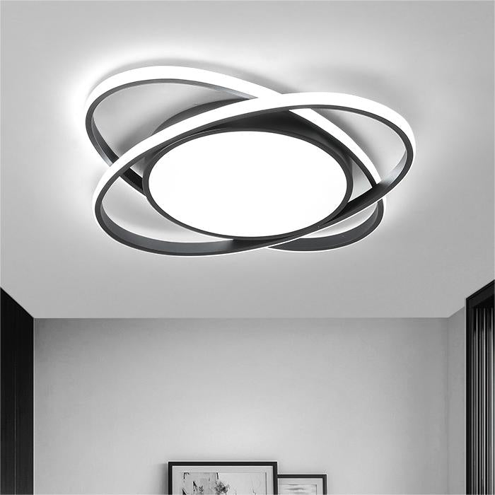 Elegant Flush Mount Ceiling Light Fixture for Bedroom - Modern Design, Soft Illumination, Perfect for Home Decor