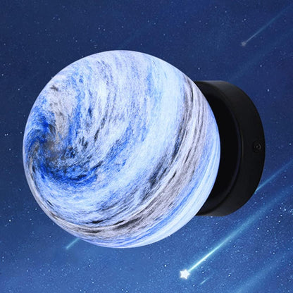 Plafonnier en verre moderne globe