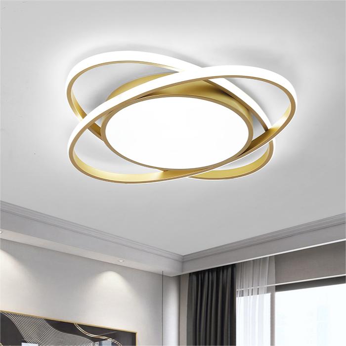 Elegant Flush Mount Ceiling Light Fixture for Bedroom - Modern Design, Soft Illumination, Perfect for Home Decor