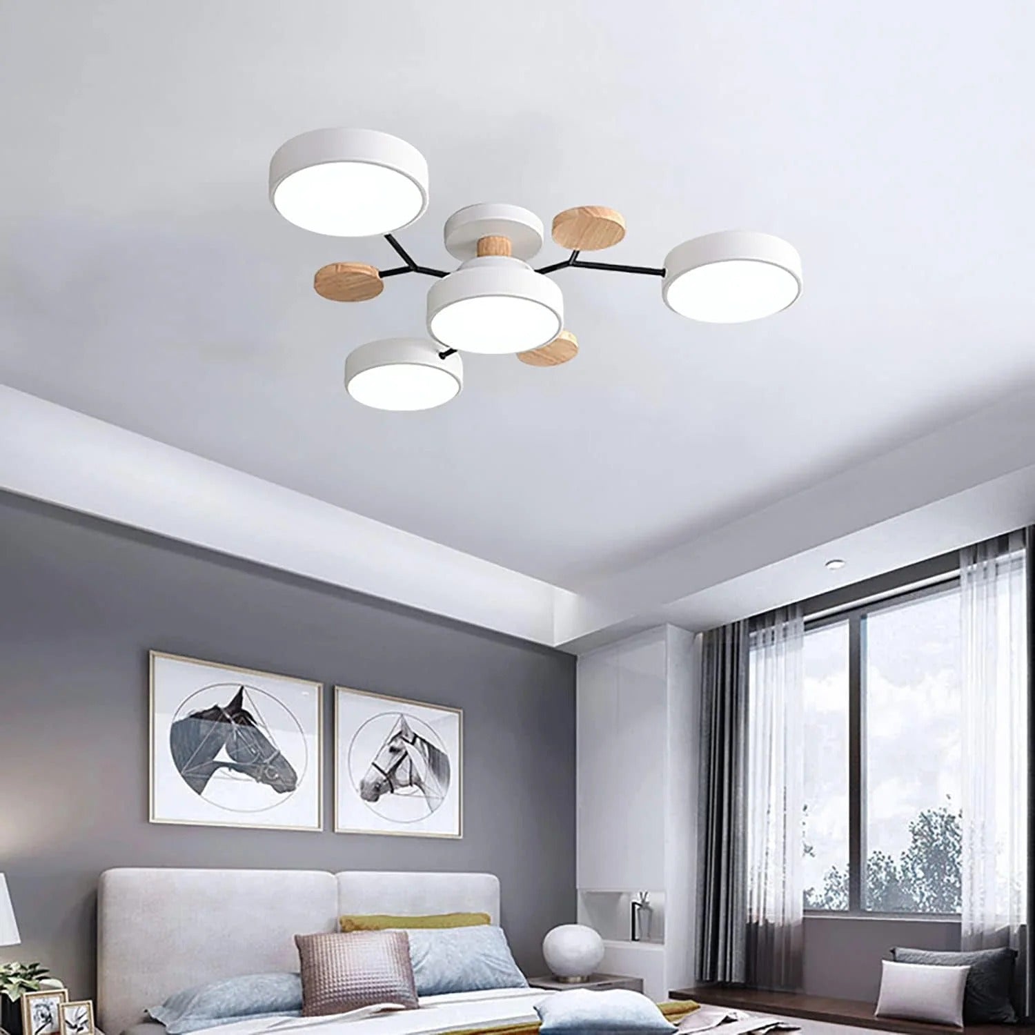 Ceiling Light Modern LED Flush Mount Chandelier