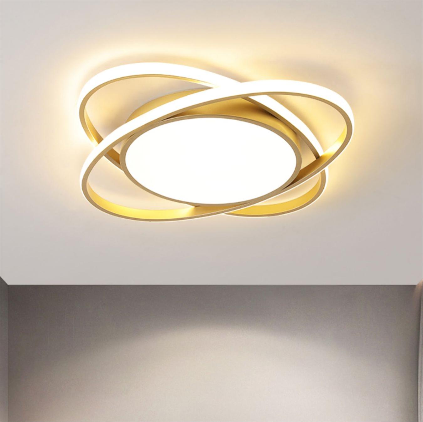 Elegant Flush Mount Ceiling Light Fixture for Bedroom - Modern Design, Soft Illumination, Perfect for Home Decor