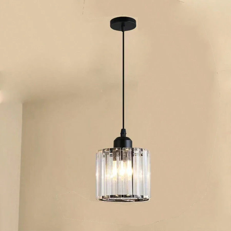 Contemporary Multi-Head Black Glass Pendant Light for Stylish Kitchen Illumination and Elegant Home Décor