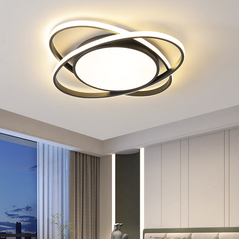 Elegant Flush Mount Ceiling Light Fixture for Bedroom - Modern Design, Soft Illumination, Perfect for Home Decor