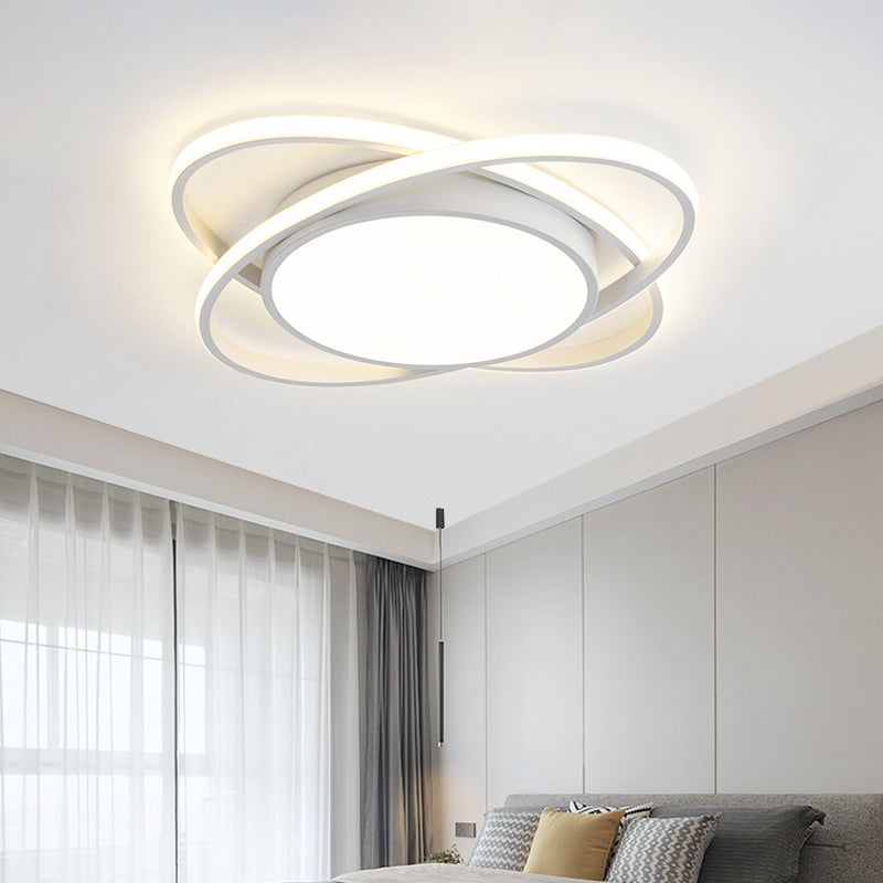 Elegant Flush Mount Ceiling Light Fixture for Bedroom - Modern Design, Soft Illumination, Perfect for Home Decor