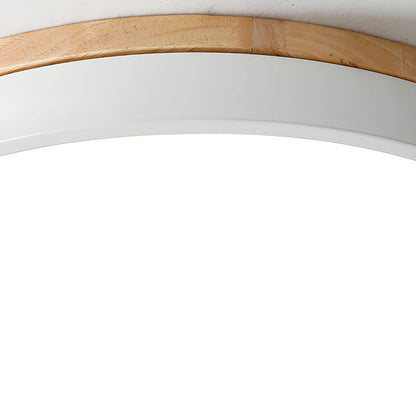 Ceiling Light Modern Wood LED Flush Fitting