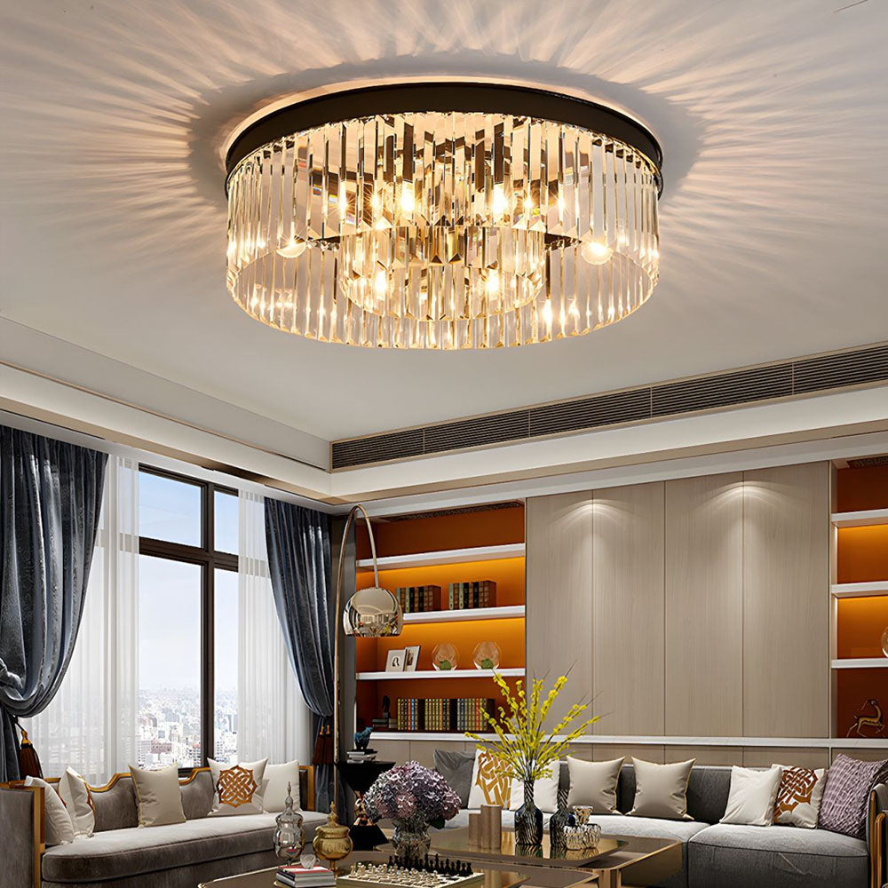 Elegant Clear Crystal Ceiling Lights for Stunning Home Illumination – Modern Design, Energy Efficient, and Easy to Install