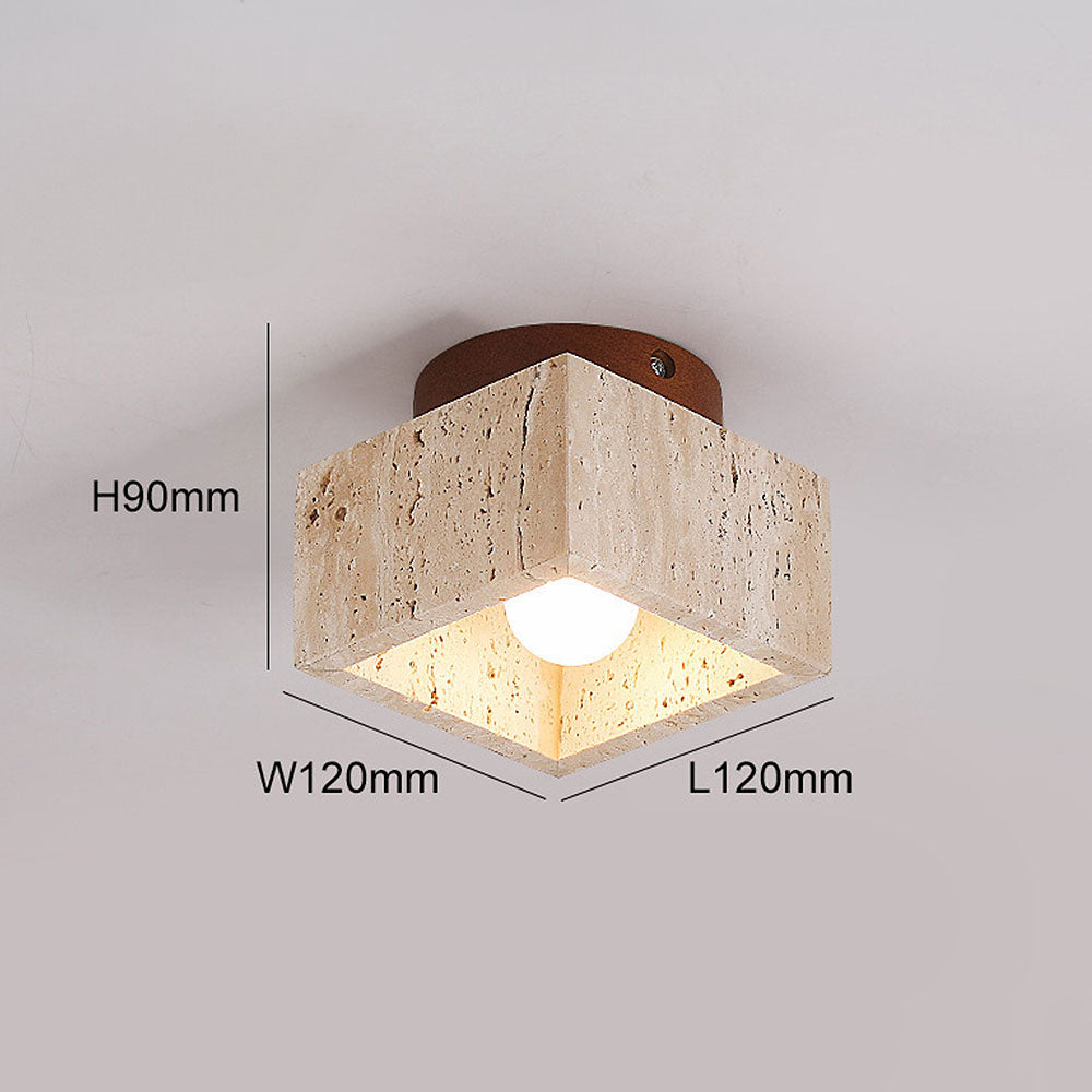 Wooden Simplicity Cylindrical Ceiling Light for Hallway – Elegant and Modern Lighting Solution for Your Home