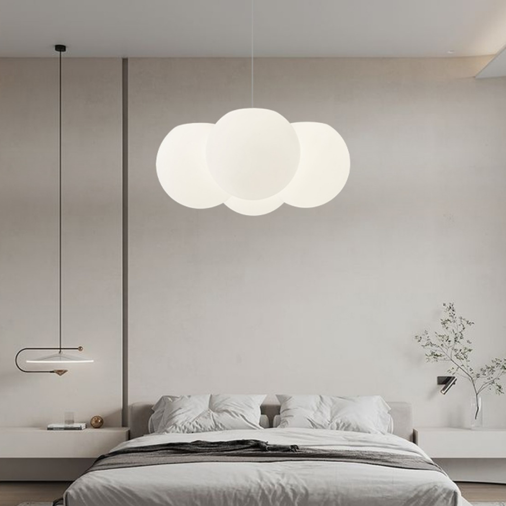 Nordic Cloud LED Ceiling Lights - Warm Ambient Lighting for Stylish Home Interiors and Modern Spaces