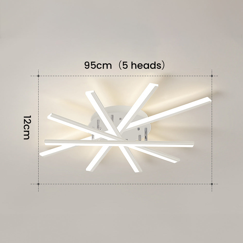 Nordic Minimalist Metal LED Ceiling Light: Stylish Creative Illumination for Modern Interiors