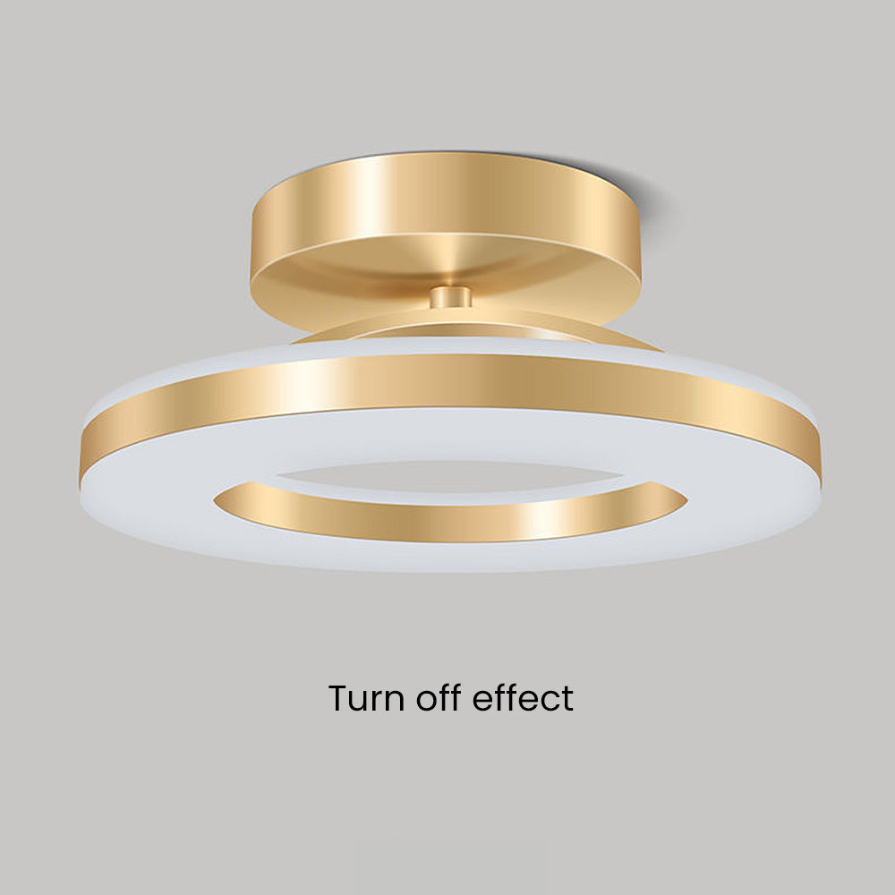 Elegant Gold LED Ceiling Lights for Living Room - Modern Lighting Fixtures for Stylish Home Décor and Ambiance