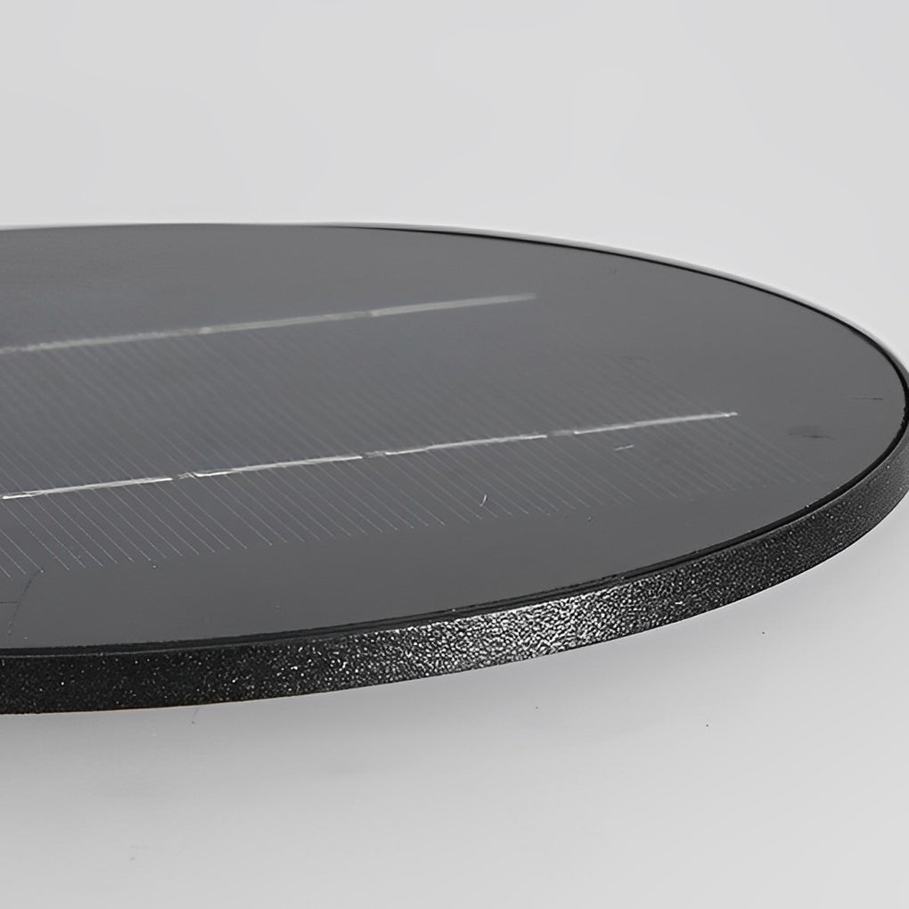 Lampa podłogowa zewnętrzna z nowoczesnym kloszem akrylowym