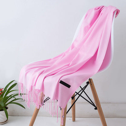 Écharpe en cachemire pour femmes châle d'hiver doux et chaud