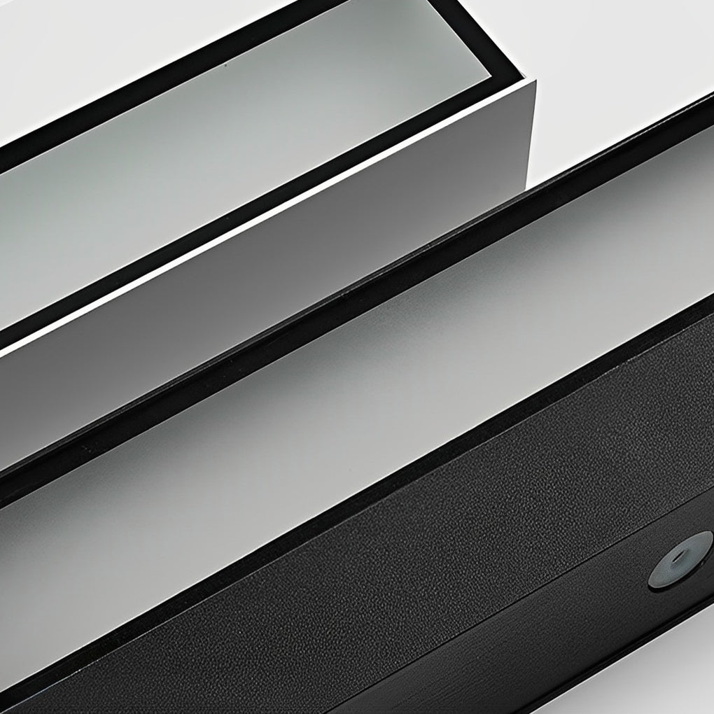 Applique murale moderne noire étanche lampe extérieure